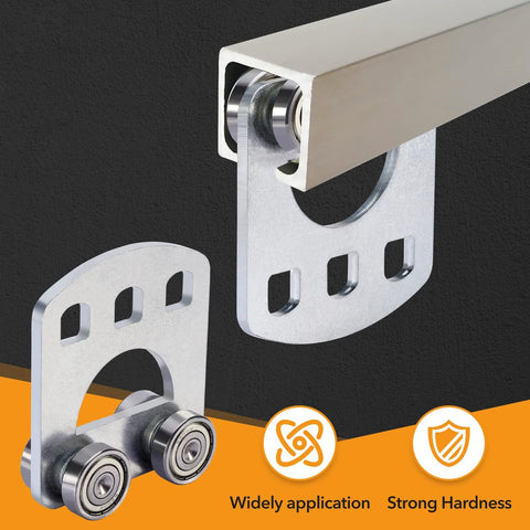 Four Wheel Trolley Assembly Rollers With Four Bearings For Unistrut Trolleys One And Five Eighths Inch Wide And Taller Strut Channel