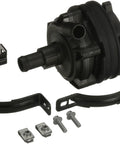 Boss Grade Engine Auxiliary Water Pump For Chevrolet Volt 2011 Through 2019 showing pump, clips, and screws for installation.