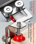 Adjustable Stainless Steel Cabinet Door Alignment Jig Tool showing enlarged knob and upgraded protective cover