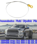 Transmission Fluid Dipstick Compatible With Ram 2500 3500 6.7L 68RFE 2007 2022 Replacement OE 53034117AB shown with truck