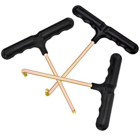 2 Pack Trampoline Spring Pull Tool With T Hook Universal Fit Easy Pull Design With Plastic Handle and Finger Grooves