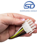 Hand holding connector compatible with Refrigerator Ice Maker Assembly Replacement Fits W10793298 W10377152 W10469286