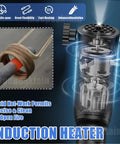 Close-up of the induction heater coil in use, designed for Kick Loose Stalled Bolts And Nuts With This 1300W Induction Heater Tool.