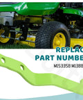 Deck Towing Arm Rear Lift Linkage Bracket Replacement Part For Lawn And Garden Tractors LX255 LX266 LX277 LX279 LX280 LX288 LX289 GT225 GT235 GT235E GT245 GX255 M153358 M138849 Beefed Up Heavy Duty Construction For Secure Deck Attachment, green steel bracket