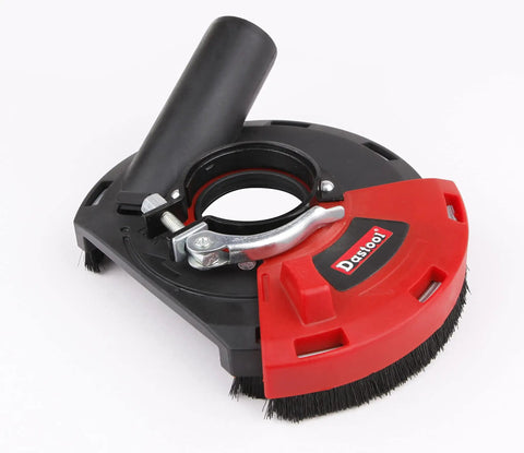 7 Inch Angle Grinder Dust Shroud With Flush Edge For Clean Grinding Universal Fit For Most 7 Inch Grinders Efficient Dust Collection Removable Edge For Flush Surfaces Durable Construction For Pro Work