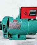 Built Tough 3KW 5KW Belt Pulley Generator Packs A Brushless Three Phase AC Synchronous Motor With Real Pure Copper Windings, side view