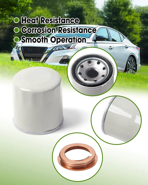 Six Pack Engine Oil Filter 15208 9E01A With Washer Fits Nissan Altima Frontier Maxima NV Pathfinder Sentra Titan Quest GTR