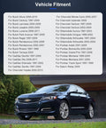List of compatible vehicles with a black sedan for Set of 2 Front Wheel Hub Bearing Assemblies for Buick Century 1997-2005, etc.
