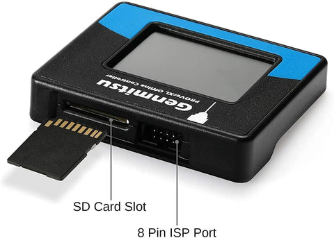 Offline CNC Controller With Two Point Four Inch LCD Touchscreen for PROVerXL 4030 showing SD card slot and 8 Pin ISP port.