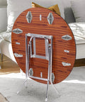 Heavy Duty Folding Table Hinge Set For Iron Furniture Durable High Hardness Seamless Design Great For Dining Table Flap