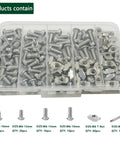 Rock Solid M6 T Slot Bolts And Nuts Hardware Bundle For 3030 3060 Aluminum Extrusion Rails, 120pc sorted kit in clear storage.