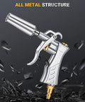 Pro Grade Heavy Duty High Volume Air Blow Gun With Powerful Venturi Nozzle, brass adjustable nozzle, all-metal structure, dust removal tool