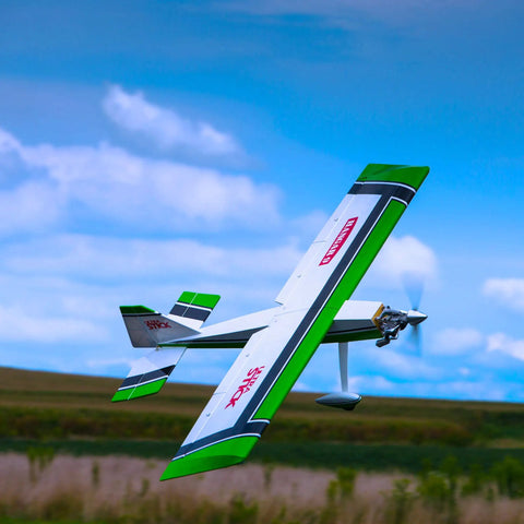 Ultra Stick 30cc ARF RC Airplane For Hobbyists With Multicolor Finish flying outdoors in blue sky HAN2365 Today