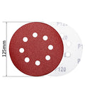 Grab These Top Tier 5 Inch Sanding Discs With 150 Grit for surface prep, 125mm diameter, durable red abrasive material.