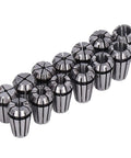 Heavy Duty 13 Piece Collet Chuck Set for Milling Lathe ER Tool Holders 1mm To 7mm Clamping Range with Individual Storage Box