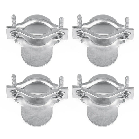 4 Pack Strain Relief Clamp Kit For Dryer Cords That Secures Electrical Connections And Prevents Pulling Sideways Movement And Stretching Damage Beefy Heavy Duty Rust Resistant Steel Two Piece Clamp Set