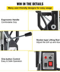 Heavy Duty Portable Magnetic Drill Press With 1100 Watt Motor Driving Beast Mode Power And A Rock Solid 2697 Pound Grip displaying ergonomic handle features.