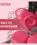 15 Piece Nonstick Pots And Pans Set With Detachable Handle For Induction Cooktop, Oven And Dishwasher Safe in dishwasher