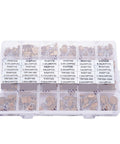 610 Piece Self Recovery PPTC Fuse Kit With 24 Values, 0.05A To 3.75A, in compartment box for prototyping and repairs