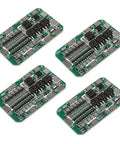 Heavy Duty 6S 24V BMS For Lithium Ion 18650 Battery Packs No Stress Protection Board 15A Continuous Current 4 pack of protection boards