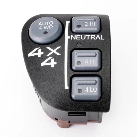 Chevy Blazer Four Wheel Drive Switch Replacement Plug And Play Direct Fit For 1998 To 2005 Models Including GMC Jimmy Oldsmobile Bravada Sonoma And More 15708958 19244092 SW2170 901-060 Easy Install close-up front view
