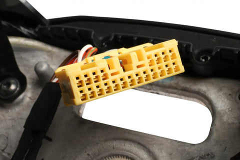 Heavy Duty Shaft Solenoid Valve Retainer Engineered Bullseye Fit For Chevrolet Buick Gmc And Cadillac yellow electrical connector close-up