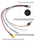 Livox Mid-360 LiDAR Sensor Cable For DJI With 1 To 3 Splitter, M12 Aviation 12-Pin Connector, RJ45 XT30, Ethernet Power Debugging