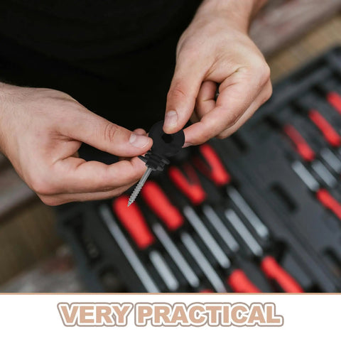 Electric Fence Insulators For Wood Posts With Socket Tool 51Pcs Insulated Fence Hardware Clips black plastic screw-in insulator