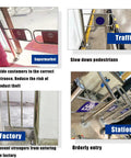 Universal One Way Security Swing Gate For Stores And Warehouses Legit Heavy Duty Metal Build No Sweat Bolt Installation Smoothly Adjusts For Uneven Floors Right Side Open 90 X 97 Cm across supermarket and factory settings.