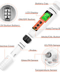 Detailed view of 4 In 1 Digital pH EC TDS Temp Meter For Water Hydroponics And Indoor Gardens Easy Calibration Waterproof Backlit Tester