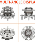 Beefed Up Rear Wheel Hub And Bearing Assembly For Honda Civic 2006 2007 2008 2009 2010 2011 1.8L With Encoder ABS, 5 Lug