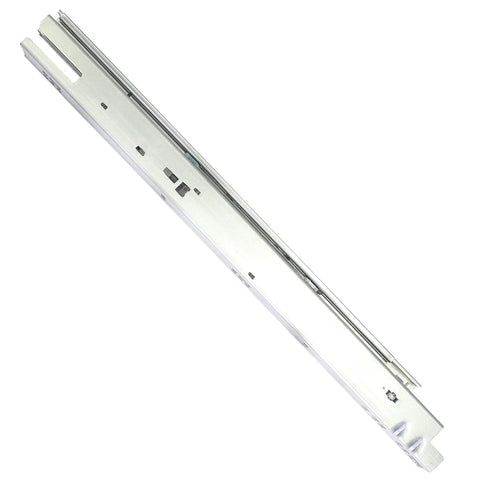 Silent Undermount Drawer Slides 21 Inch Full Extension With Soft Close For Five Eighth Inch Thick Drawer Boxes, zinc steel slide