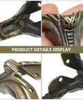 Close-up of 12 Pack Zinc Alloy Furniture Support Feet For Sofas And Cabinets Classic Dope Decorative Legs With Vintage Design