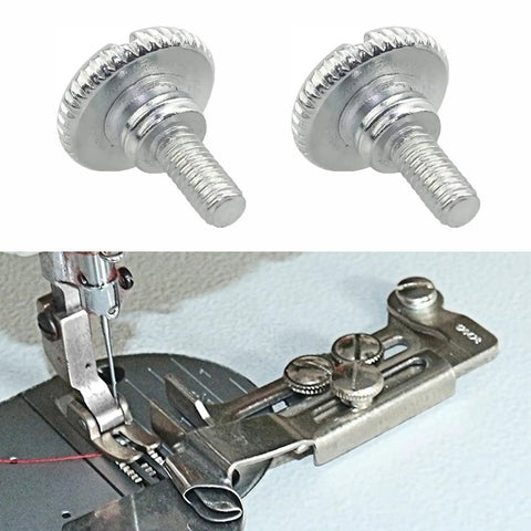 10 Pcs Universal Sewing Machine Presser Foot Screws With Knurled Large-Head Grip, Grab-and-Go Hand Tightening For Quick-Change Replacement Spares For Domestic And Industrial Machines, Heavy-Duty Iron Construction, Metal Silver Finish, 1.5 cm