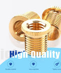Dope Brass Shift Knob Adapters M8x1.25 M10x1.25 M10x1.5 Gold Finish For 5 6 Speed Manual And Automatic Cars Tight Fit Prevents Loosening