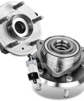 Go-To Front Wheel Bearing And Hub Assembly Set For 2007-2009 Chevy Equinox, 2012-2015 Captiva Sport, showing 5 lug, ABS sensor wire