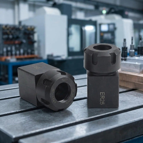 Versatile Collet Chuck Kit For CNC Lathe And Engraving, Includes Square And Hex Clamp Seats, Heavy Duty 40CR Carbon Steel Build
