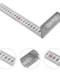 Stainless Steel 90 Degree Angle Ruler L Square Carpenter Measuring Tool For Design Layout And Model Making With Thickened Sturdy Construction