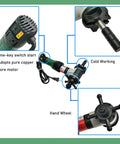 Heavy Duty Electric Pipe Beveling And Chamfering Machine For 1.1 To 3 Inch Pipe internal expansion tool showing motor, hand wheel and cold working features.