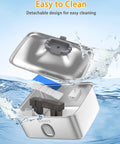 Easy to clean feature of Huge 4 Gallon Dog Water Fountain For Large Dogs And Multi-Pet Homes Stainless Steel Pet Fountain FS76