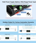 8 Channel Ethernet Relay Module With Digital Input And Modbus RTU TCP Support, PoE power options and automation modes
