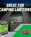 Six Volt Lantern Battery Pack 6 Count 7000 mAh Square Shape Power For Camping Hiking Home Lamps Outdoors Dry Terminals