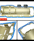 4.7L Engine Oil Pan Gasket Set Fits Dodge Ram 1500 2011 Through 2013 Dakota Jeep Grand Cherokee Durango replacement kit