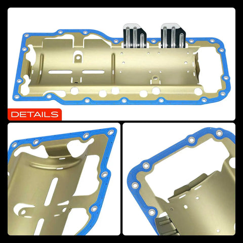 4.7L Engine Oil Pan Gasket Set Fits Dodge Ram 1500 2011 Through 2013 Dakota Jeep Grand Cherokee Durango replacement kit