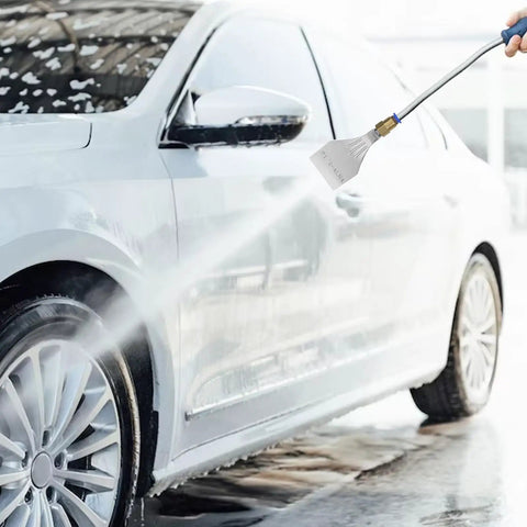 Heavy Duty Industrial Aluminum Air Blower Nozzle With 4Mm Orifice And 14 Inch Male Thread perfect for cleaning car surfaces.