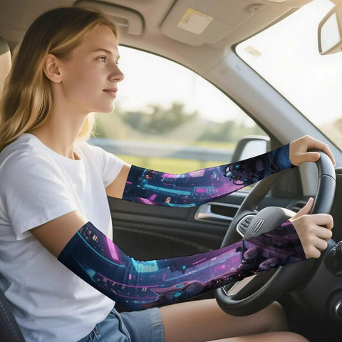 Keep You Crisp And Cool With These Breathable Ice Silk Arm Sleeves Providing Straight Up Uv Sun Protection And Lightweight Compression For Summer Outdoor Work Or Sports Soft Dries Quick And Leaves You Feeling Fresh