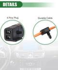 4 Pins Plug and cable for Automatic Transmission Shift Lever With Tow Switch For Chevy Silverado Suburban Avalanche