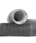 4 Inch Flexible Duct Hose, 12 Feet Long With 2 Clamps, Four Layer Aluminum Dryer Vent Tube For HVAC, Clothes Dryer And Air Duct