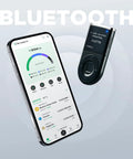 Secure Your Crypto Stash With This Top Shelf Biometric Hardware Wallet Featuring Certified Security Chip Fingerprint Authentication Bluetooth Sync And Rock Solid Offline Cold Storage, showcasing mobile app and wallet device.