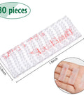 120 Piece Adhesive Strips Mounting Kit For I Pass Home Office And Shop Use Easy Peel Acrylic Tape Mounting Strips For Indoor Outdoor Storage And Grab N Go Organization, 80 pieces, 1.5x0.5 inch clear acrylic strips